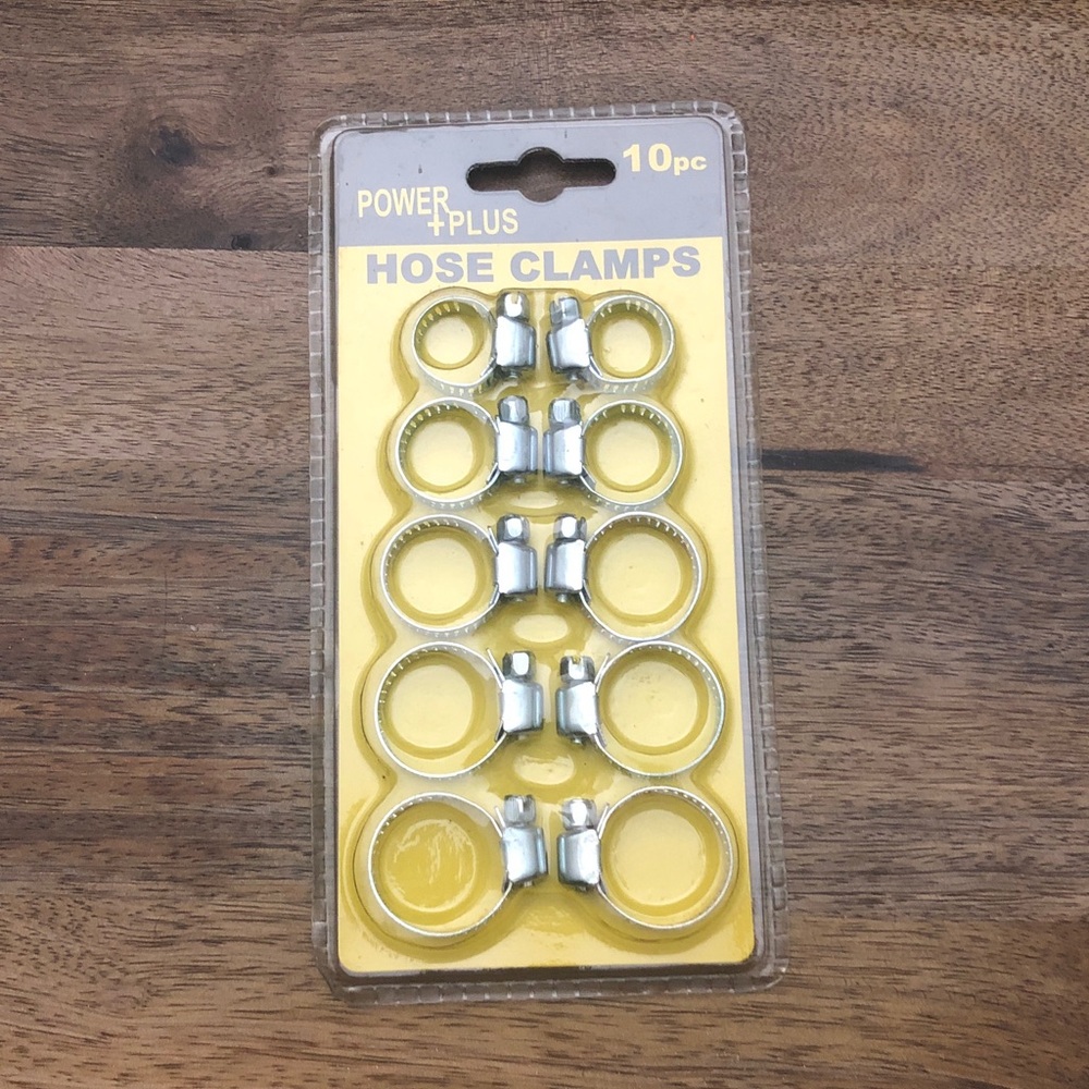 Power Plus Hose Clamps - Silver (10pc)